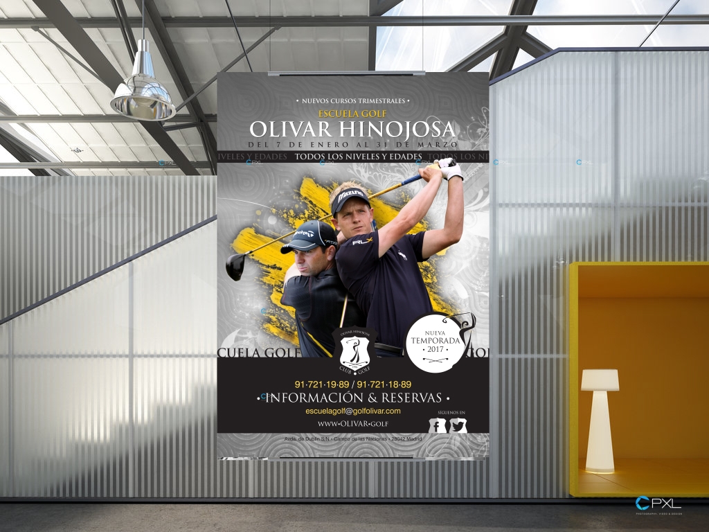 Campaña cursos trimestrales para escuela de golf (Olivar de la Hinojosa)