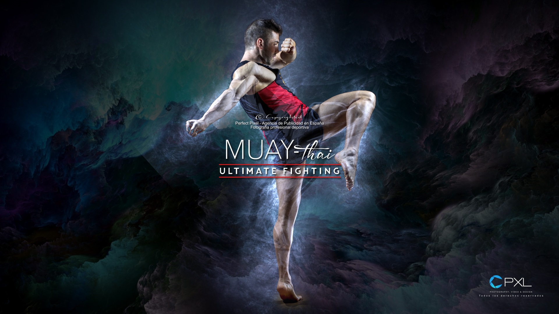 Sesión de fotografía para Muay Thai (The Ultimate Fighting) by Perfect Pixel