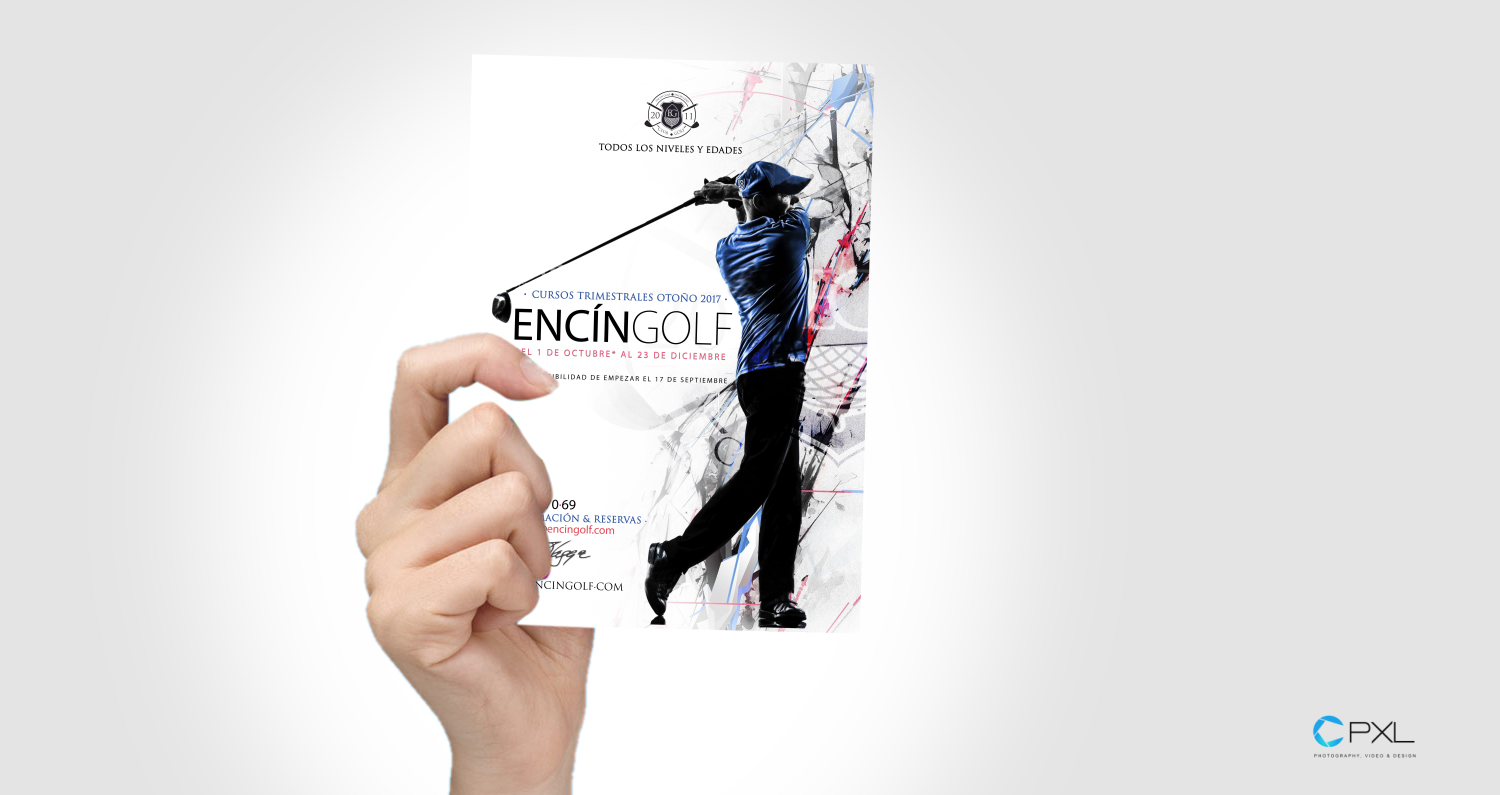 Campaña para cursos trimestrales escuela de golf (Encín Golf Hotel - Alcalá de Henares, Madrid)