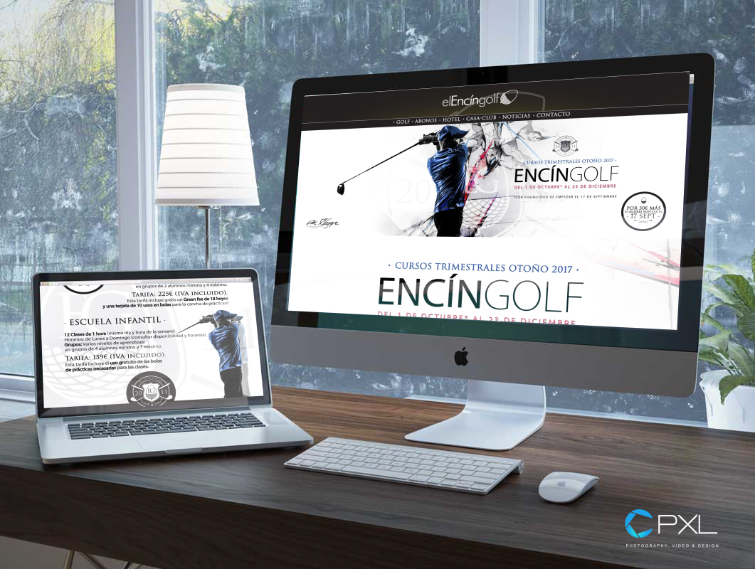 Campaña para cursos trimestrales escuela de golf (Encín Golf Hotel - Alcalá de Henares, Madrid)