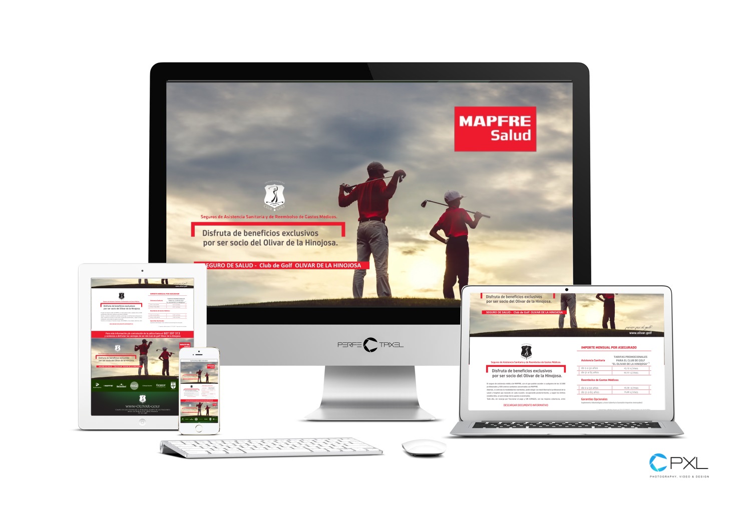 Diseño campaña seguros MAPFRE (Golf Olivar de la Hinojosa)